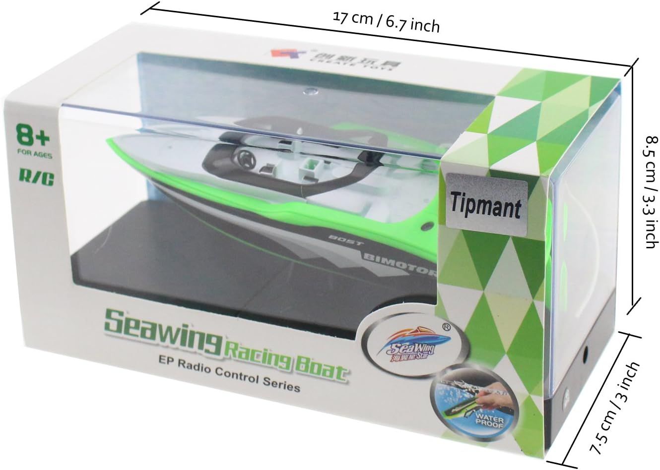 Mini RC Boat Ship Remote Control Speedboat Speed Racing Boat Water Toy Kids | قارب تحكم عن بعد صغير | زورق سباق سريع للأطفال – لعبة مائية ممتعة