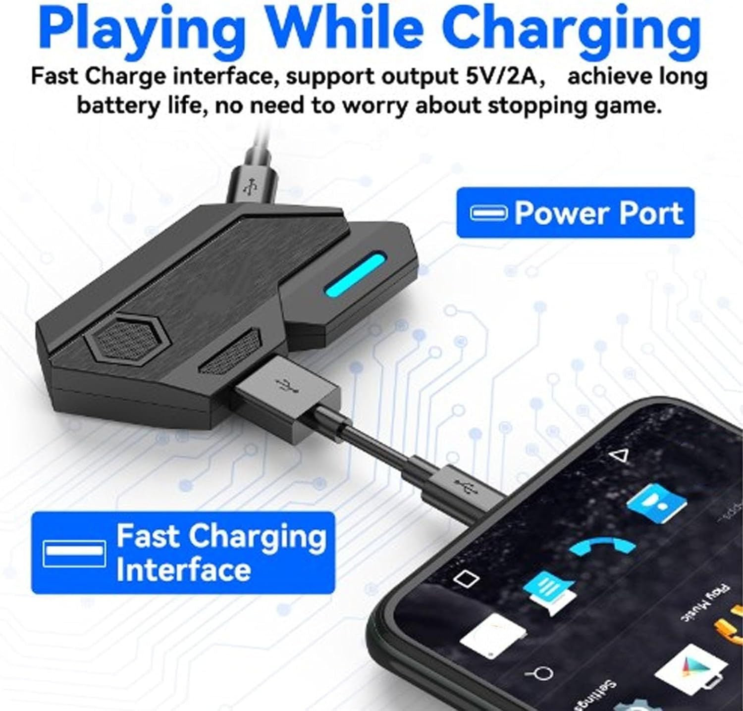 One Hand RGB Gaming Keyboard and Mouse Combo | سيطر على كل لعبة بأناقة!