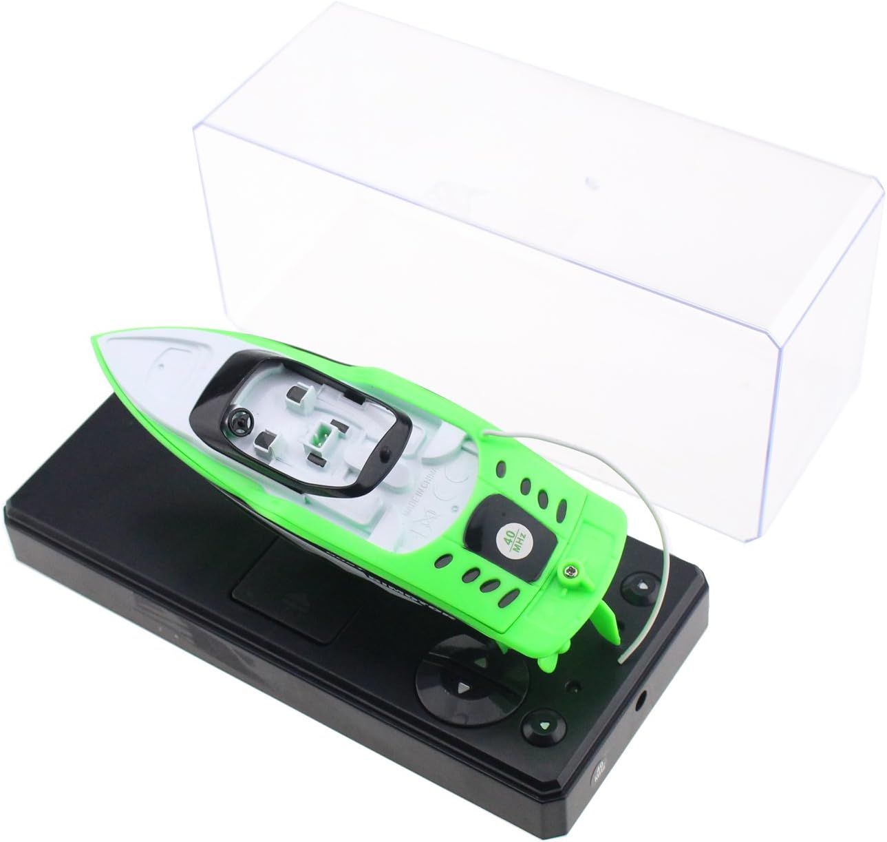 Mini RC Boat Ship Remote Control Speedboat Speed Racing Boat Water Toy Kids | قارب تحكم عن بعد صغير | زورق سباق سريع للأطفال – لعبة مائية ممتعة