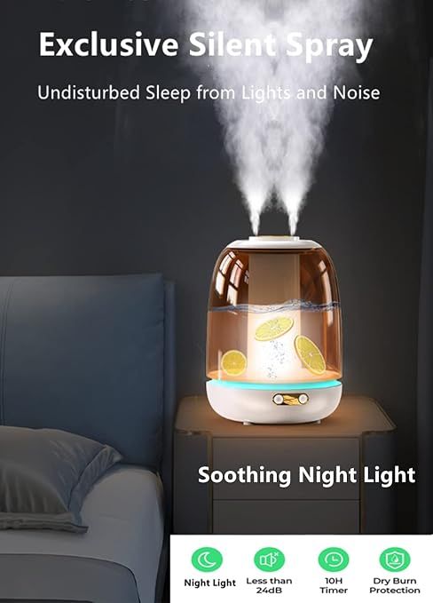 Ultra-Sonic Room Humidifier | مرطب الهواء الفائق الموجات